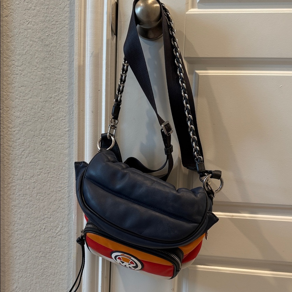 Michael Kors Black and Red Belt Bag - Picture 1 of 3